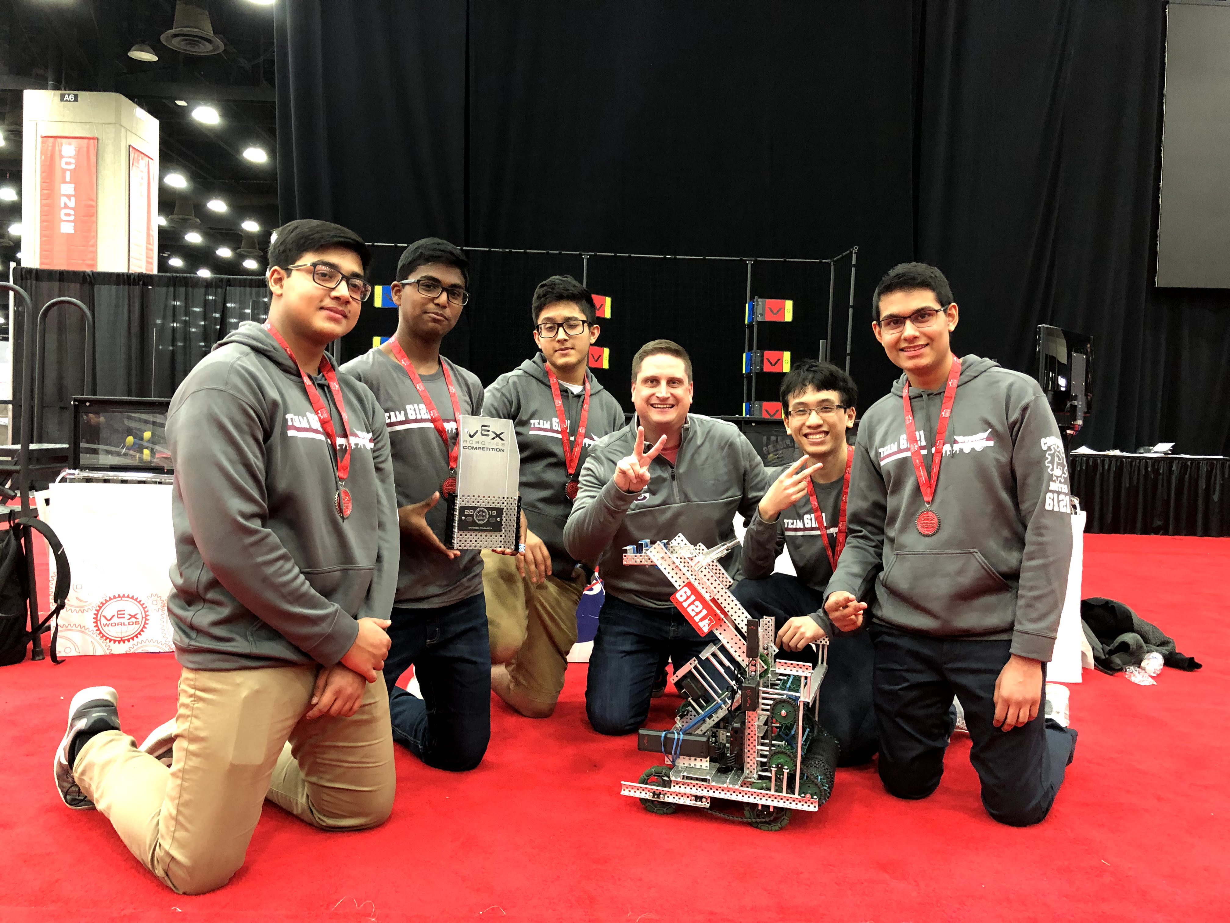 Team 6121A at the 2019 VRC World Championship!